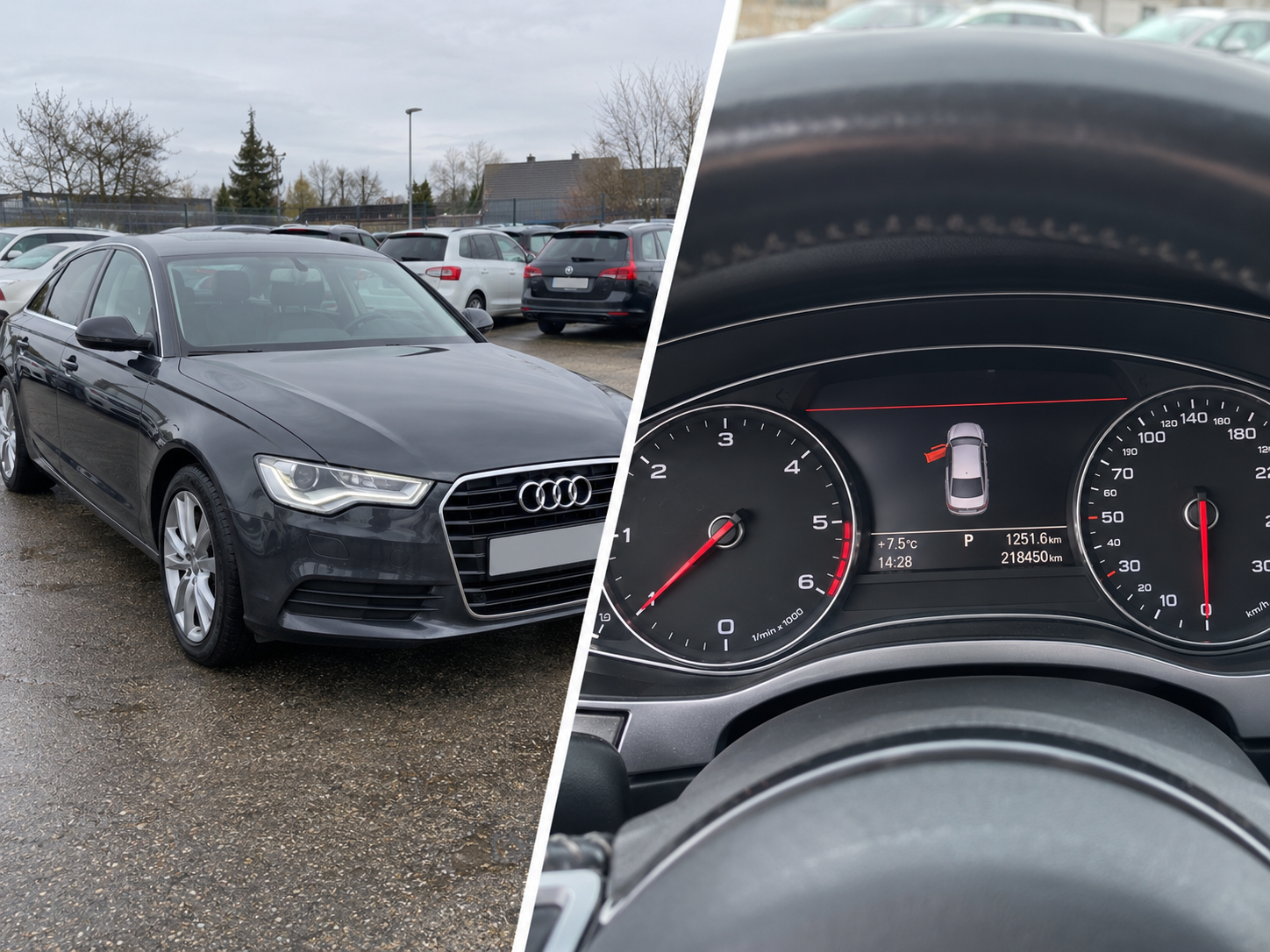 Audi A6 C7 — външен вид и табло